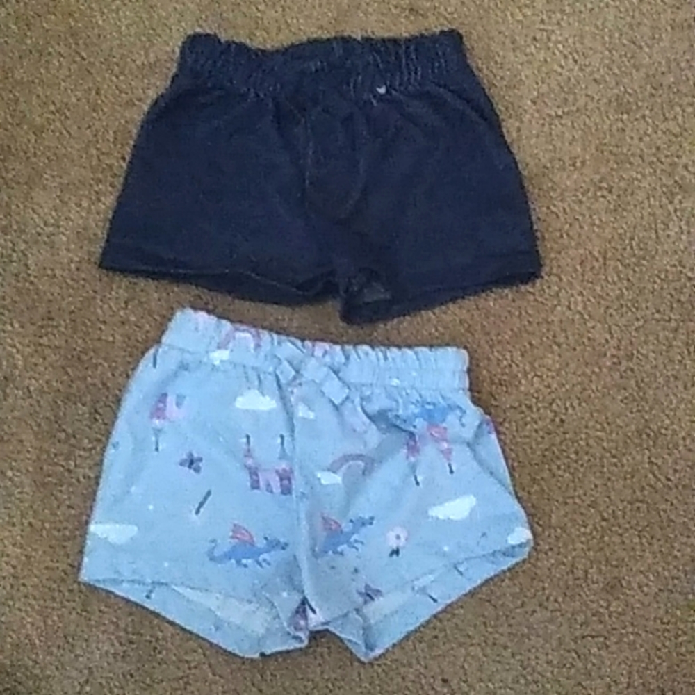 2 piece 0-3 months shorts
